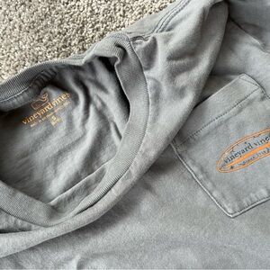 Vineyard Vines Halloween Gray Long Sleeve Tee